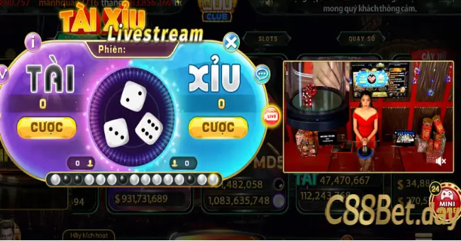 Những hình thức cược Tài xỉu C88BET 