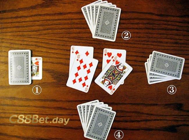 Game bài tấn trực tuyến là gì? Quy tắc chơi và các lưu ý cơ bản bài tấn tại C88bet 4 Tiến trình trò chơi