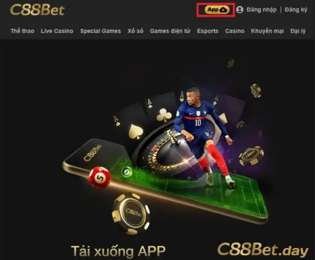 Tải ứng dụng C88BET trên thiết bị hệ điều hành Android