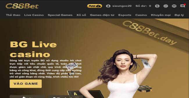 Cổng BG Live casino