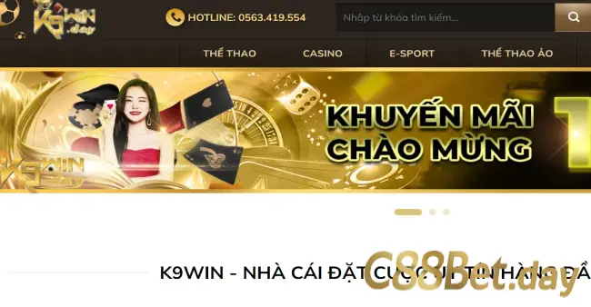 K9win - Nhà cái uy tín đa dạng kèo cược